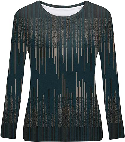 Élise Fauve® - Groen Dames Artistry-Print Tee