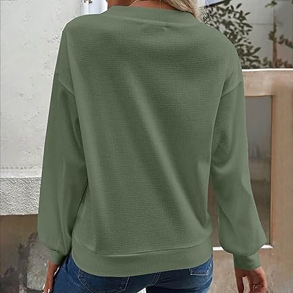 Pullover met lange mouwen en V-hals