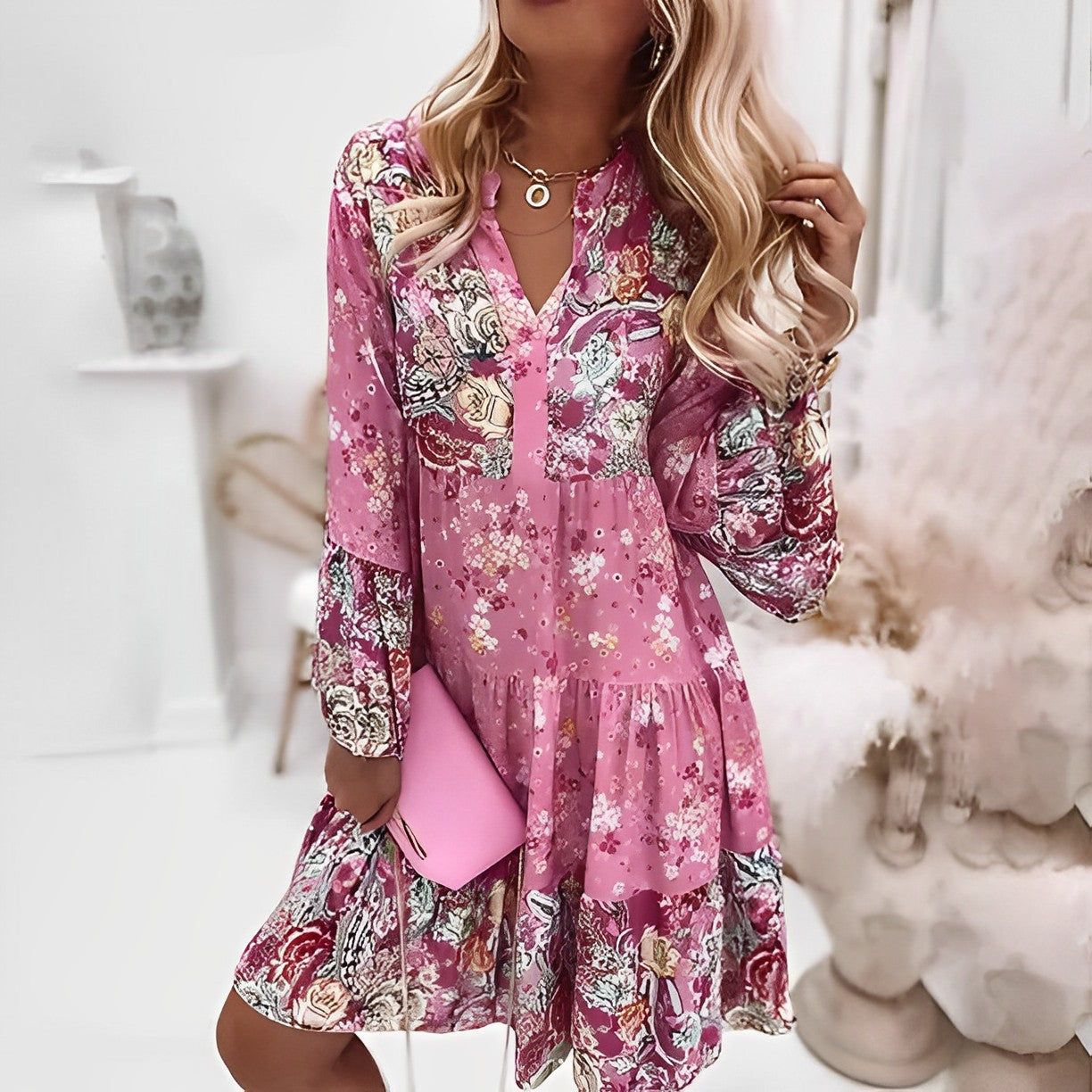 Elle&Vire® - Vintage Flowerprint Kleid