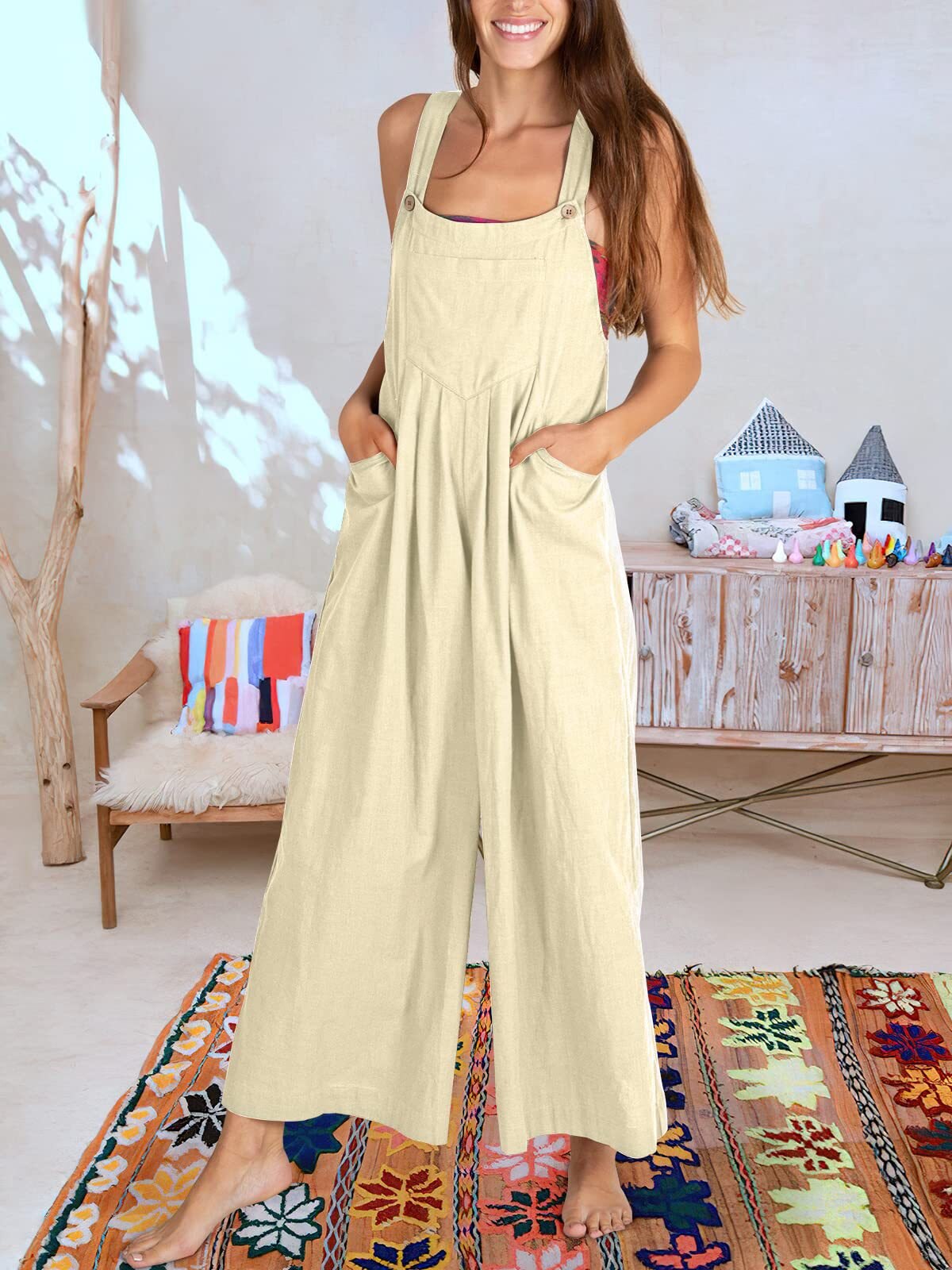 BEATRIZ - Mouwloze jumpsuit voor dames