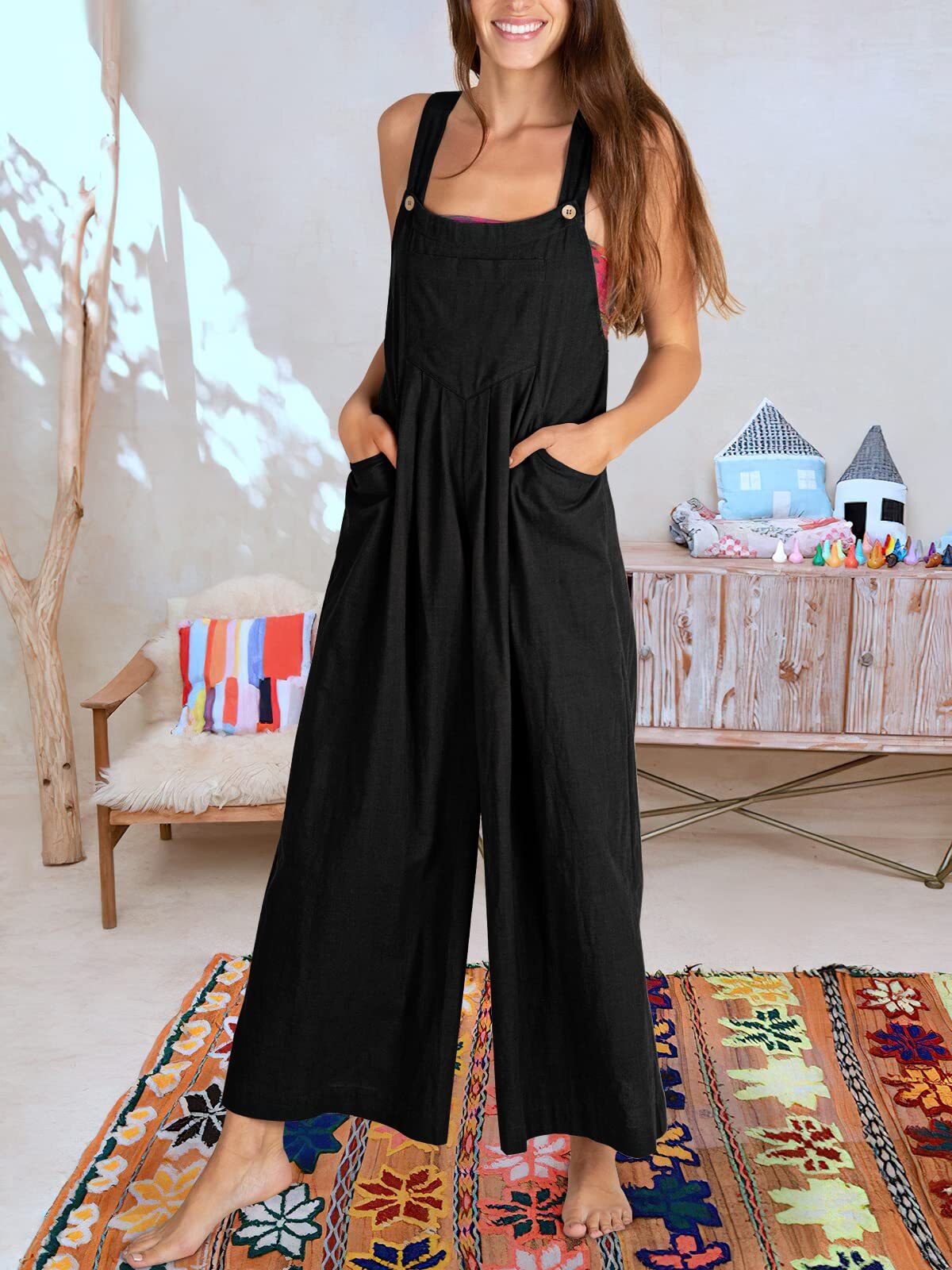 BEATRIZ - Mouwloze jumpsuit voor dames