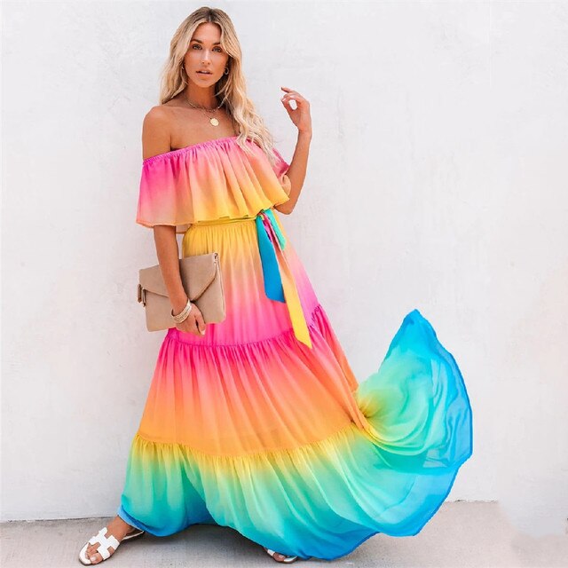 Bright - Multicolor Sommerkleid