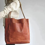 Alice - Vintage leren tas