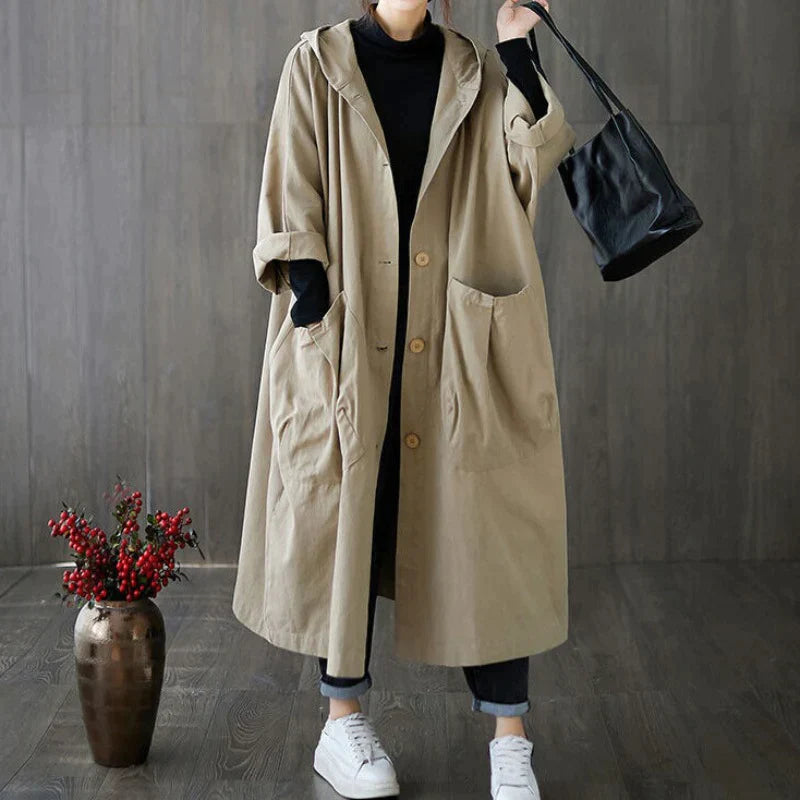 Aver - Oversized trenchcoat